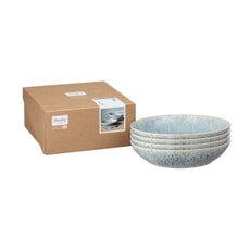 Denby Halo Speckle Set Of 4 Pasta Bowls