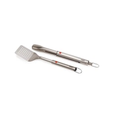 Joseph Joseph GrillOut 2-Piece Stainless-Steel BBQ Turner and Tongs Set