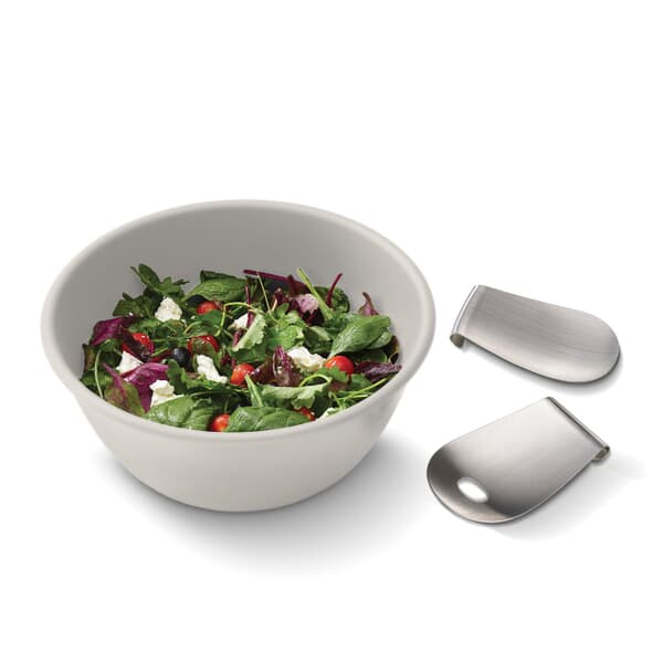 Joseph Joseph Uno Salad Bowl And Server Set - Stone