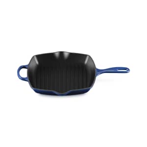 Le Creuset Signature Cast Iron 26cm Square Grillit Lapis