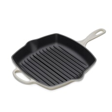 Le Creuset Signature Cast Iron 26cm Square Grillit Meringue