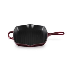 Le Creuset Signature Cast Iron 26cm Square Grillit Garnet