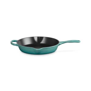 Le Creuset Signature Cast Iron 26cm Deep Skillet Bleu Riviera