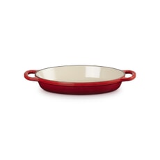 Le Creuset Signature Cast Iron 24cm Oval Gratin Dish Cerise