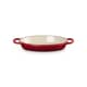 Le Creuset Signature Cast Iron 24cm Oval Gratin Dish Cerise