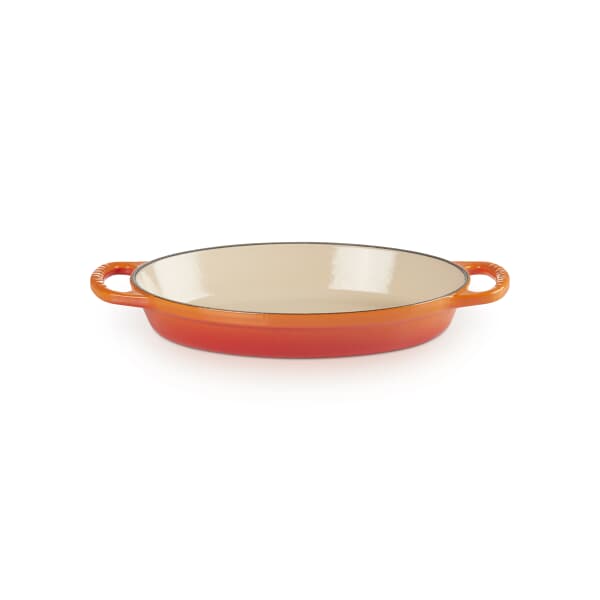Le Creuset Signature Cast Iron 24cm Oval Gratin Dish Volcanic