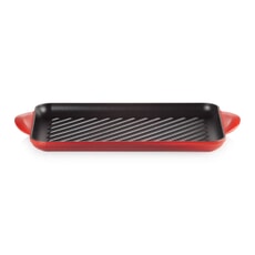 Le Creuset Cast Iron 32cm Rectangular Grill Cerise
