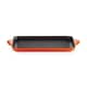 Le Creuset Cast Iron 32cm Rectangular Grill Volcanic