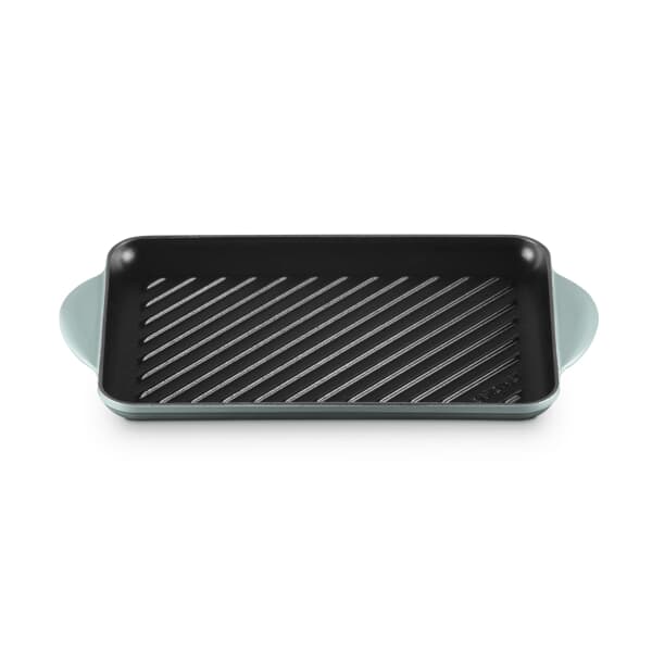 Le Creuset Cast Iron 32cm Rectangular Grill Sea Salt