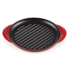 Le Creuset Cast Iron 25cm Round Grill Cerise