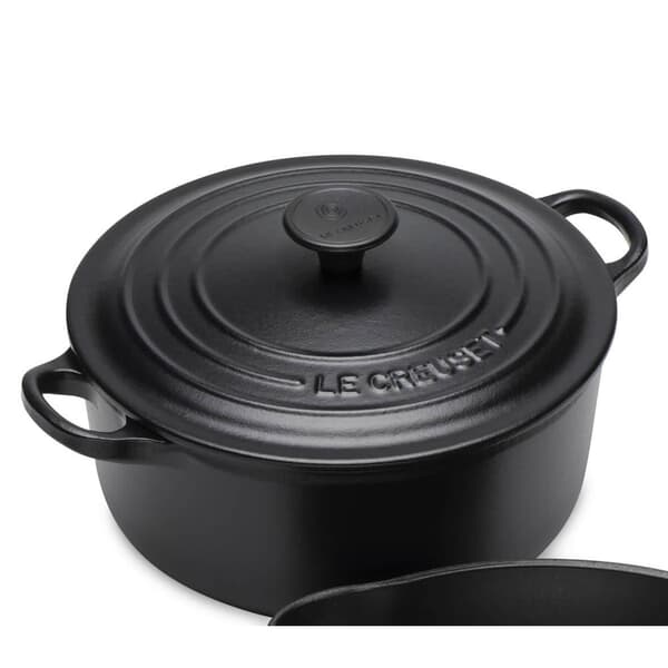 Le Creuset Classic Cast Iron 20cm Round Casserole Black