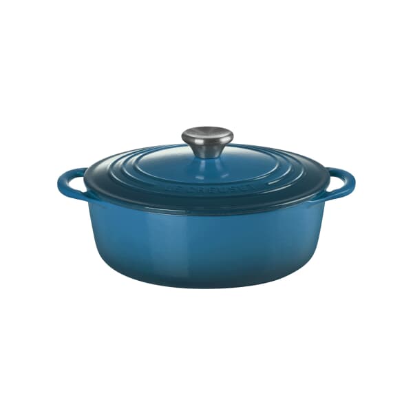 Le Creuset Cast Iron 22cm Round BIS Casserole Deep Teal