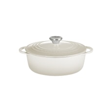 Le Creuset Cast Iron 22cm Round Bistro Casserole Meringue