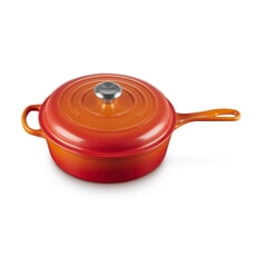 Le Creuset Signature Cast Iron 26cm Cassadou Volcanic
