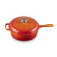 Le Creuset Signature Cast Iron 26cm Cassadou Volcanic