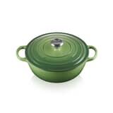 Le Creuset Cast Iron 24cm Soup Pot Casserole Bamboo