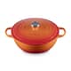 Le Creuset Signature Cast Iron 28cm Soup Pot Casserole Volcanic