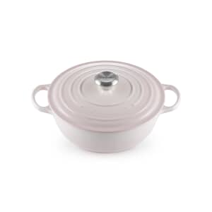 Le Creuset Cast Iron Shallow Casserole 26 Shell Pink