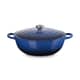 Le Creuset Signature Cast Iron 32cm Soup Pot Casserole Lapis