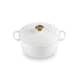 Le Creuset Signature Cast Iron 20cm Round Casserole White
