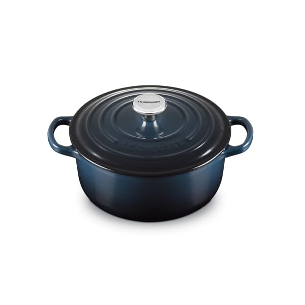 Le Creuset Signature Cast Iron 20cm Round Casserole Nuit
