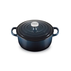 Le Creuset Signature Cast Iron 20cm Round Casserole Nuit