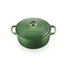 Le Creuset Signature Cast Iron 20cm Round Casserole Bamboo Green