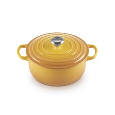 Le Creuset Signature Cast Iron 20cm Round Casserole Nectar