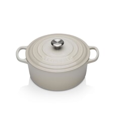 Le Creuset Signature Cast Iron 20cm Round Casserole Meringue