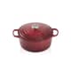 Le Creuset Signature Cast Iron Round Casserole 20cm Burgundy
