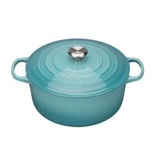 Le Creuset Signature Cast Iron 22cm Round Casserole Teal