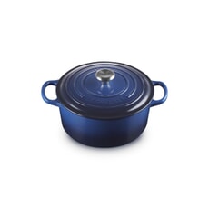 Le Creuset Signature Cast Iron 22cm Round Casserole Lapis
