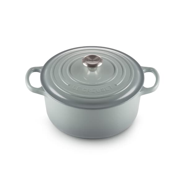 Le Creuset Signature Cast Iron 22cm Round Casserole Sea Salt