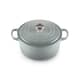 Le Creuset Signature Cast Iron 22cm Round Casserole Sea Salt