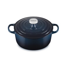 Le Creuset Signature Cast Iron 24cm Round Casserole Nuit