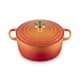 Le Creuset Flamme Doree Volcanic 24cm Round Casserole
