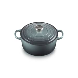 Le Creuset Signature Cast Iron 24cm Round Casserole Ocean