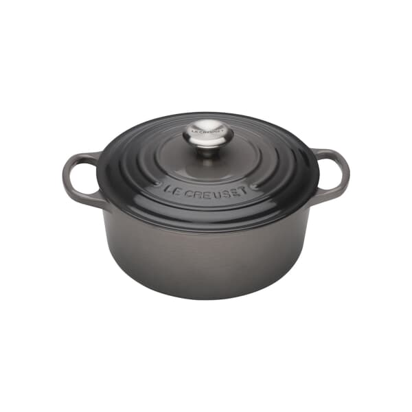 Le Creuset Signature Cast Iron 24cm Round Casserole Flint