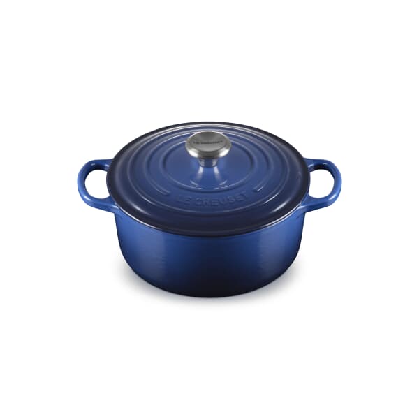 Le Creuset Signature Cast Iron 24cm Round Casserole Lapis