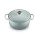Le Creuset Signature Cast Iron 24cm Round Casserole Sea Salt