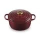 Le Creuset Signature Cast Iron 24cm Round Casserole Garnet