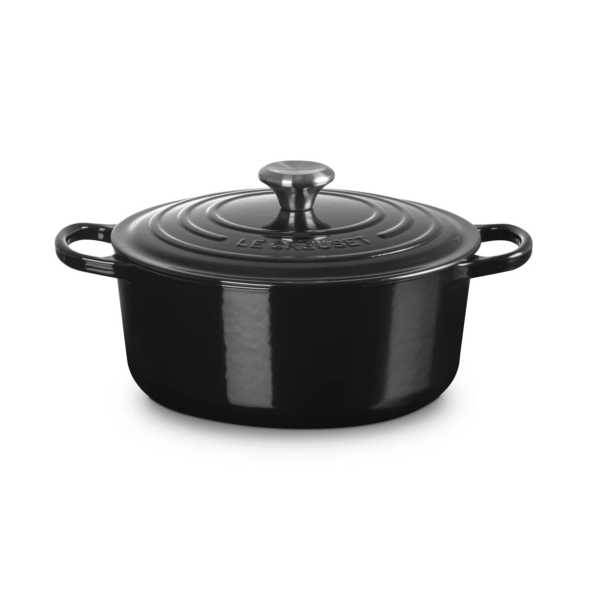 Le Creuset Signature Cast Iron 26cm Round Casserole Black Onyx