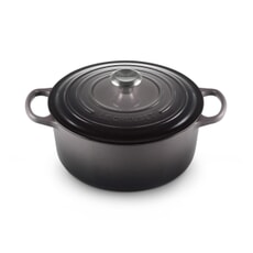 Le Creuset Signature Cast Iron 26cm Round Casserole Flint