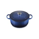 Le Creuset Signature Cast Iron 26cm Round Casserole Lapis