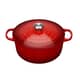 Le Creuset Signature Cast Iron 28cm Round Casserole Cerise
