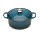 Le Creuset Signature Cast Iron 28cm Round Casserole Deep Teal
