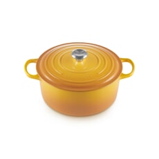 Le Creuset Signature Cast Iron 28cm Round Casserole Nectar