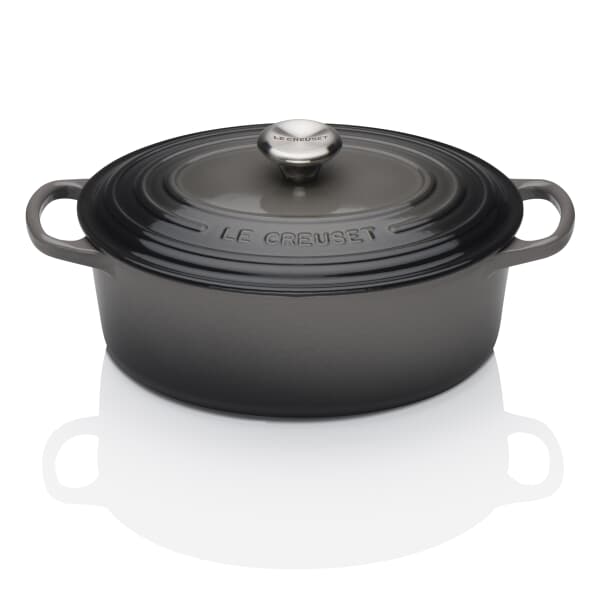 Le Creuset Signature Cast Iron 23cm Oval Casserole Flint