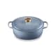 Le Creuset Signature Cast Iron 27cm Oval Casserole Chambray