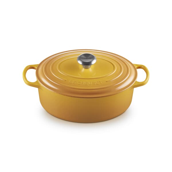 Le Creuset Signature Cast Iron 27cm Oval Casserole Nectar